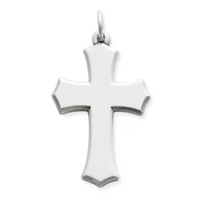 Beveled Clechee Cross Pendant