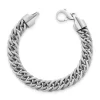 Bold Twisted Link Curb Bracelet