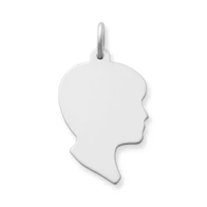 Boy Silhouette Charm