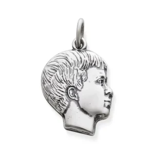 Boy's Profile Charm