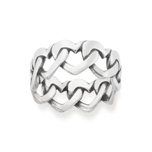 Chain of Hearts Ring