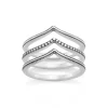 Chevron Ring Set