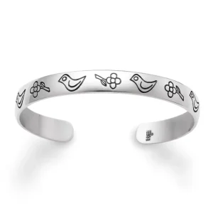 Child's Birds and Flowers Bracelet