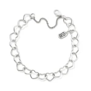 Connected Hearts Charm Bracelet