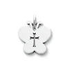 Crosslet Butterfly Charm