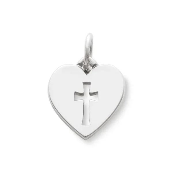 Crosslet Heart Charm