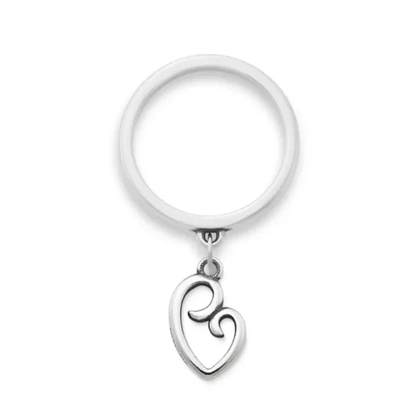 Delicate Mother's Love Charm Dangle Ring