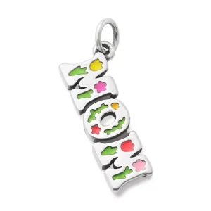 Enamel Beautiful "Mom" Charm