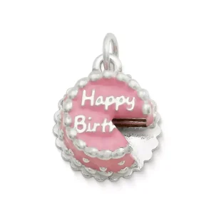 Enamel Birthday Cake Charm