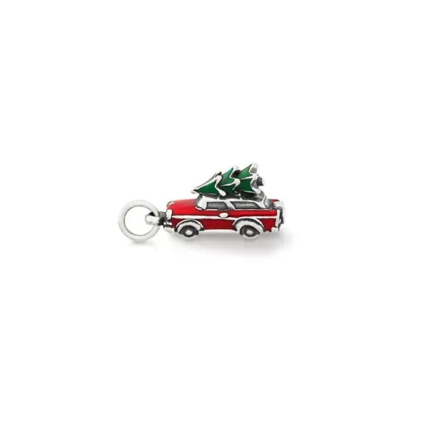 Enamel Family Christmas Tree Charm