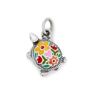 Enamel Festive Turtle Charm