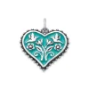 Enamel Hearts in Bloom Charm