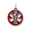 Enamel Medical Alert Charm