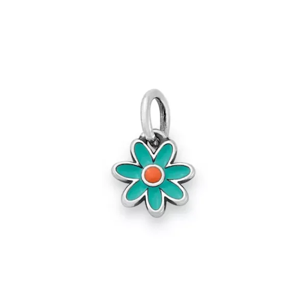 Enamel Mini Flower Charm