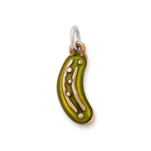 Enamel Pickle Charm