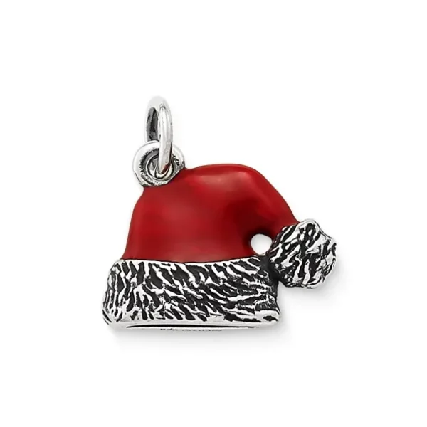 Enamel Santa Hat Charm