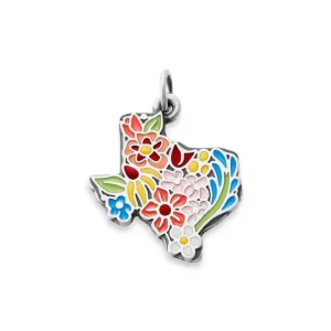 Enamel Texas Wildflower Charm