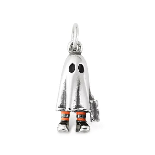 Enamel Trick or Treater Charm