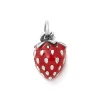 Enamel Wild Strawberry Charm