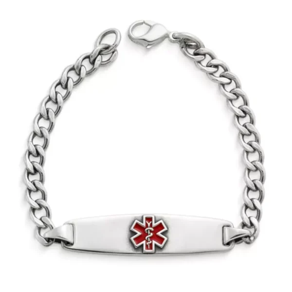 Enameled Medical Alert Bracelet