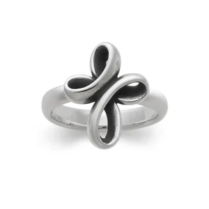 Eternal Ribbon Cross Ring