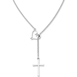 Faith, Hope and Love Lariat Necklace