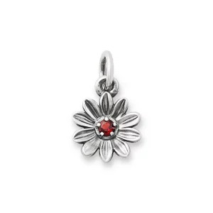 Floral Gemstone Charm