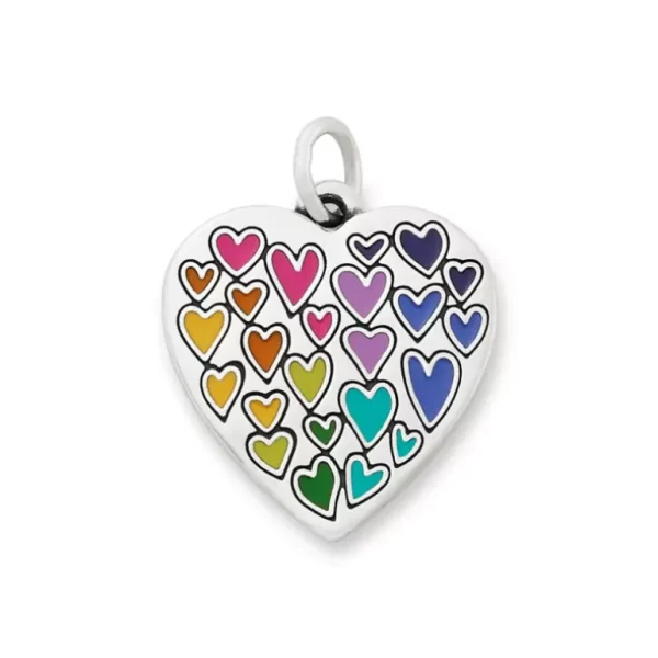 Full of Love Enamel Heart Charm