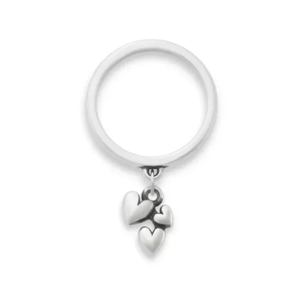 Gathered Hearts Charm Dangle Ring