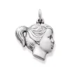 Girl's Profile Charm