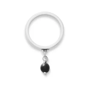 Glass Enhancer Bead Dangle Ring