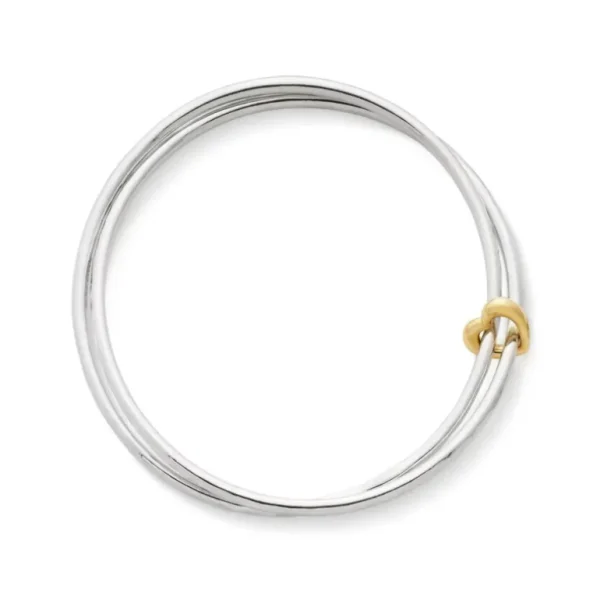 Heart of Gold Combo Bangle Bracelet