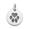 Heart Paw Pet Tag Charm