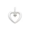 Heart with Diamond Pendant