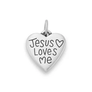 Jesus Loves Me Charm