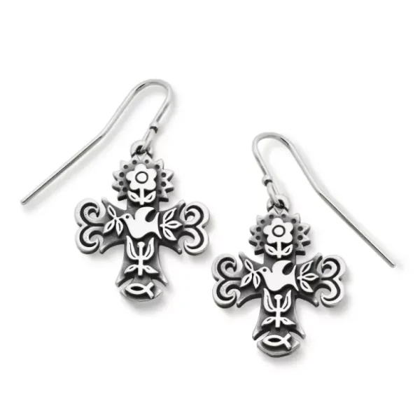 La Primavera Cross Dangle Earrings