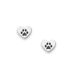 Love My Pet Heart Studs