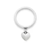 Mini Heart Charm Dangle Ring