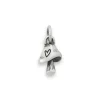 Mini Mushroom with Heart Charm