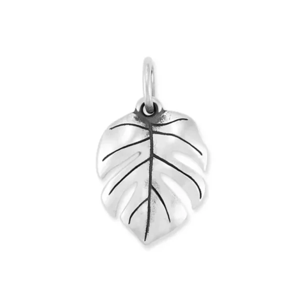 Monstera Leaf Charm