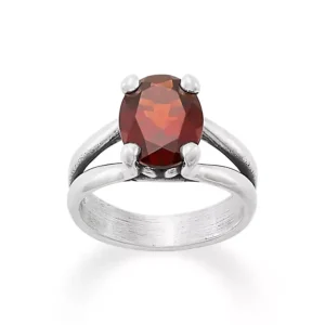 Oval Gemstone Ring