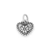 Petite Floral Heart Charm