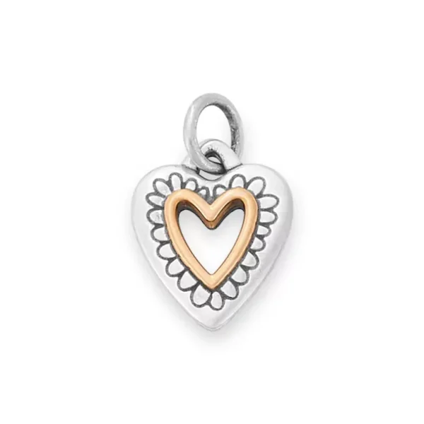 Petite Framed Heart Charm