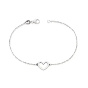 Petite Heart Link Bracelet