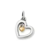 Petite Heart of Gold Charm