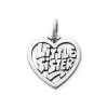 "Little Sister" Heart Charm