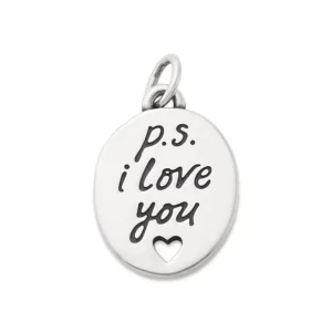 "P.S. I Love You" Charm