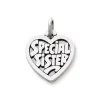 "Special Sister" Heart Charm