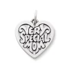 "Very Special Mom" Heart Charm