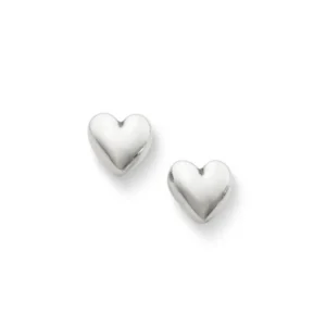 Solid Heart Studs